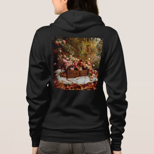 Bella+Canvas Full-Zip Hoodie (Rückseite)