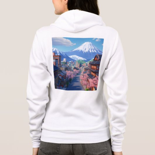 Bella+Canvas Full-Zip Hoodie (Rückseite)