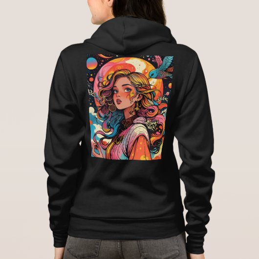 Bella+Canvas Full-Zip Hoodie (Rückseite)