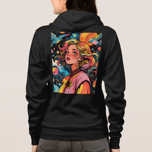 Bella+Canvas Full-Zip Hoodie (Rückseite)