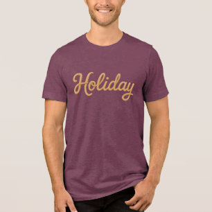 Bella+Canvas Herren Tri-Blend T-Shirt, Weiß, Erwac Shirt