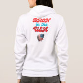 Bella+Canvas Reißverschluss-Hoodie Hoodie (Rückseite)