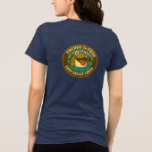 Bella+Canvas Tri-Blend Langarmshirt, einfarbig Shirt (Rückseite)