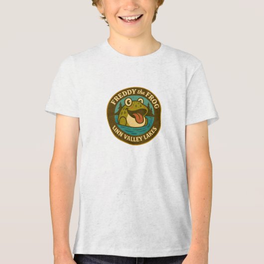 Bella+Canvas Tri-Blend-Langarmshirt, einfarbig Tri-Blend Shirt (Vorderseite)