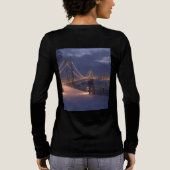 Bella+Canvas Tri-Blend Langarmshirt Shirt (Rückseite)