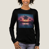 Bella+Canvas Tri-Blend-Langarmshirt Tri-Blend Shirt (Vorderseite)