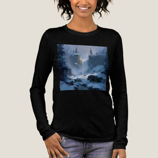 Bella+Canvas Tri-Blend Langarmshirt Tri-Blend Shirt (Vorderseite)