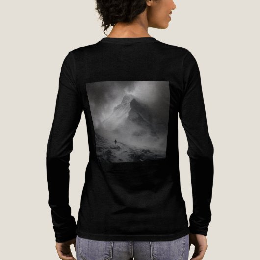 Bella+Canvas Tri-Blend Langarmshirt Tri-Blend Shirt (Rückseite)