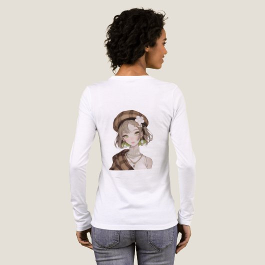 Bella+Canvas Tri-blend Long Sleeve Shirt (Voller Rückseite)