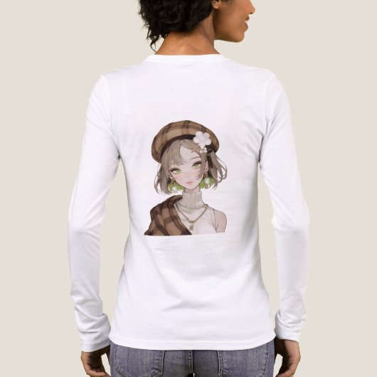 Bella+Canvas Tri-blend Long Sleeve Shirt (Rückseite)