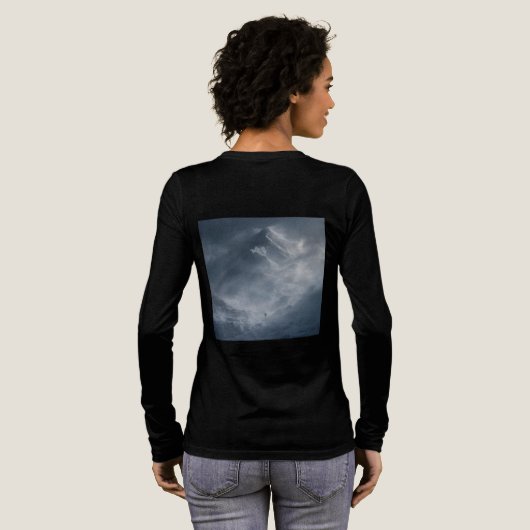 Bella+Canvas Tri-blend Long Sleeve Shirt (Voller Rückseite)