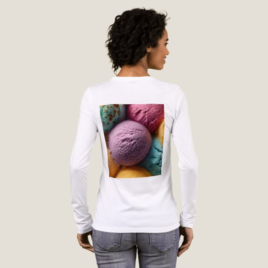 Bella+Canvas Tri-blend Long Sleeve Shirt (Voller Rückseite)