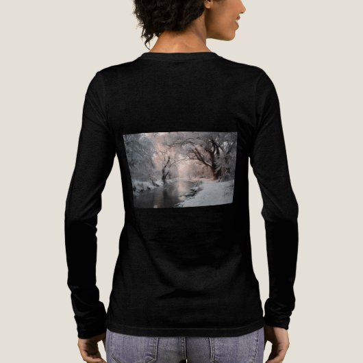 Bella+Canvas Tri-blend Long Sleeve Shirt (Rückseite)