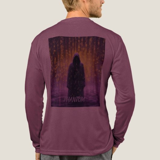 Bella+Canvas Tri-blend Long Sleeve Shirt, Tri-Blend Shirt (Rückseite)