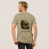 Bella+Canvas Tri-Blend T-Shirt, Olive Shirt (Rückseite voll)