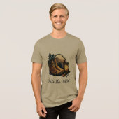 Bella+Canvas Tri-Blend T-Shirt, Olive Shirt (Vorderseite voll)