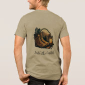 Bella+Canvas Tri-Blend T-Shirt, Olive Shirt (Rückseite)
