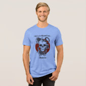 Bella+Canvas Tri-Blend-T-Shirt Tri-Blend Shirt (Vorderseite voll)