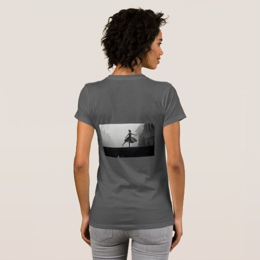  Bella+Canvas Women’s Slim Fit Tee (Schwarz voll)