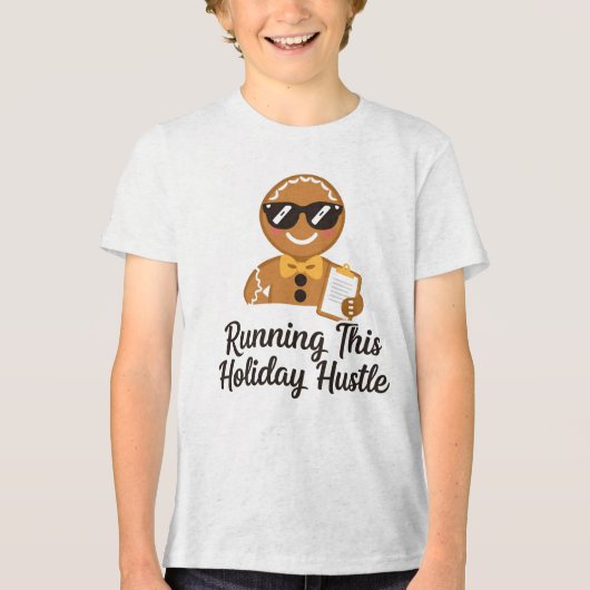 Bella+Canvas Youth Tri‑Blend T‑Shirt – Gingerbread Tri-Blend Shirt (Vorderseite)