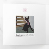 Bella Cat 10-12 Trifold Card Dreifach Gefaltete Karte (Innen Erste Seite)