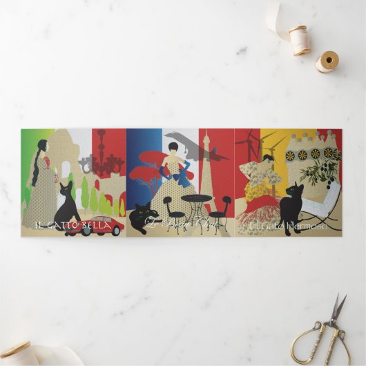 Bella Cat 7-9 Trifache Karte (Außenbereich)