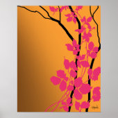 Bella Cherry Blossoms | MANDARINE Poster (Vorne)