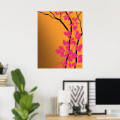 Bella Cherry Blossoms | MANDARINE Poster (Heimbüro)