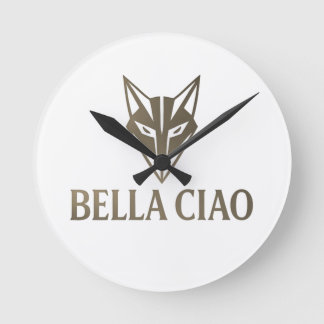 Bella Ciao Fuchs Wanduhr – Kühnes minimalistisches