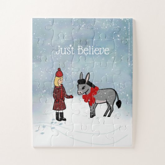 Bella & Daisy "Just Glauve" Winterpuzzle Puzzle (Vertikal)