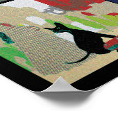 Bella: Das schöne Katze-Poster 18"x24" Poster (Ecke)