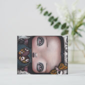 Bella Day of the Dead Postkarte (Stehend Vorderseite)