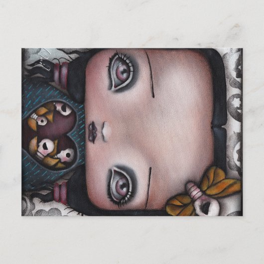 Bella Day of the Dead Postkarte (Vorderseite)