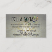 Bella Dona Visitenkarte (Rückseite)