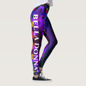 BELLA DONNA! - LILA BLÄTTER LEGGINGS (Rechts)