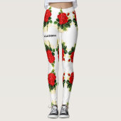 BELLA DONNA! (ROTE ROSEN) LEGGINGS (Vorderseite)