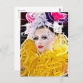 Bella Fashionista Postkarte (Vorne/Hinten)