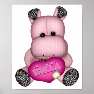 Bella Flusspferd Poster