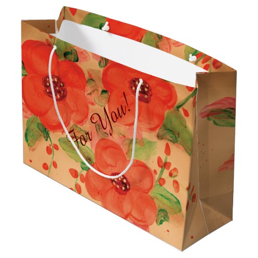 Bella Gift Bag Große Geschenktüte (Rückseite Schrägansicht)
