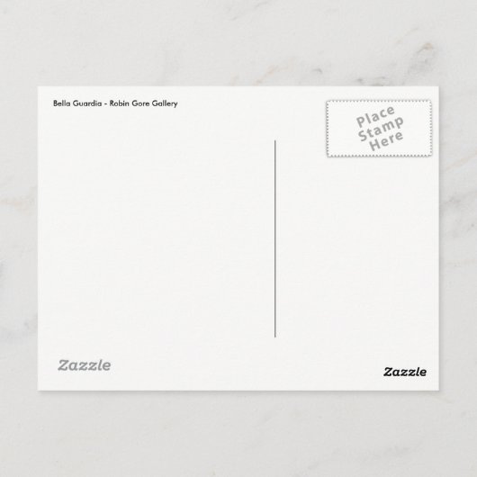 Bella Guardia Postkarte (Rückseite)