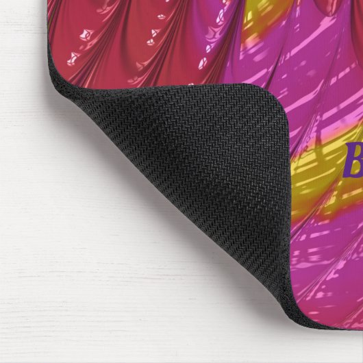 BELLA ~ Hübsches 3D-Muster ~ Personalisiert Mousepad (Ecke)