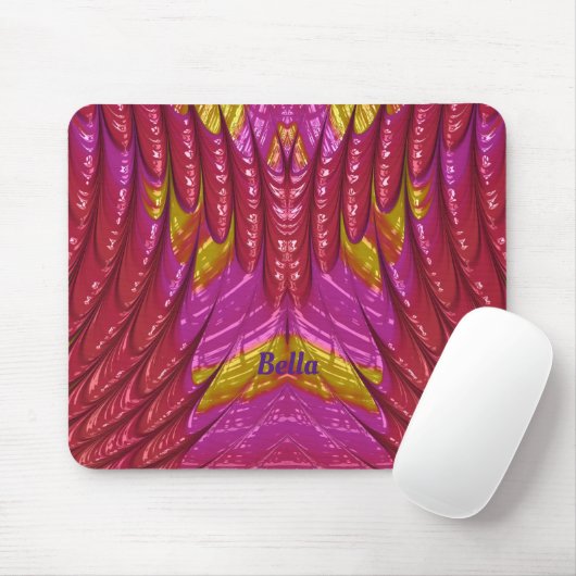 BELLA ~ Hübsches 3D-Muster ~ Personalisiert Mousepad (Mit Mouse)