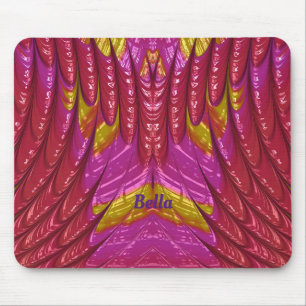 BELLA ~ Hübsches 3D-Muster ~ Personalisiert Mousepad