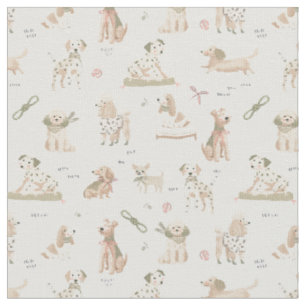 Bella Hunde vibes - Hunde Welpen Rasse Stoff