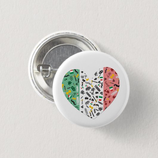 Bella Italia Button (Vorne & Hinten)