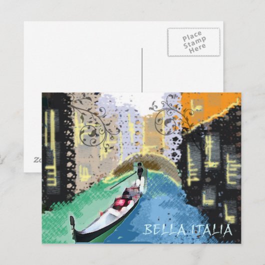 Bella Italia Postkarte (Vorne/Hinten)