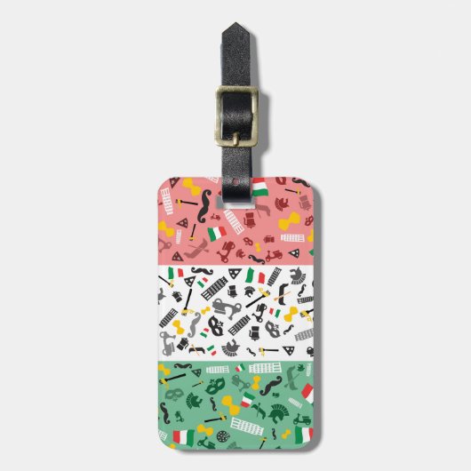 Bella Italien Gepäckanhänger (Vorderseite vertikal)