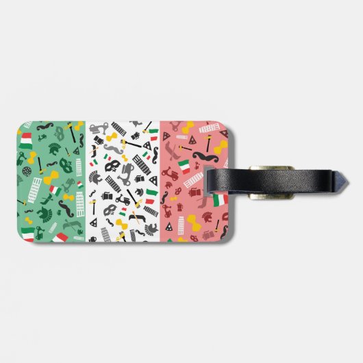 Bella Italien Gepäckanhänger (Rückseite horizontal)