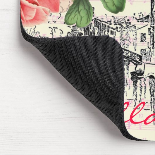 Bella Italien Pfingstrose mousepad (Ecke)