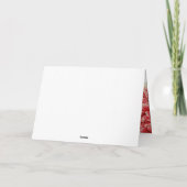 Bella Italy peony Greeting Card Karte (Rückseite)